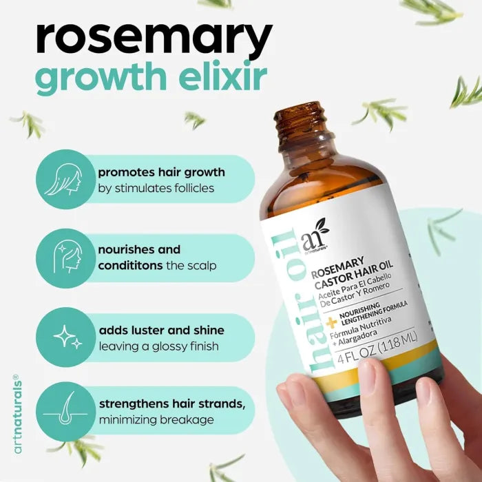 Rosemary Castor Hair Growth Oil Kit