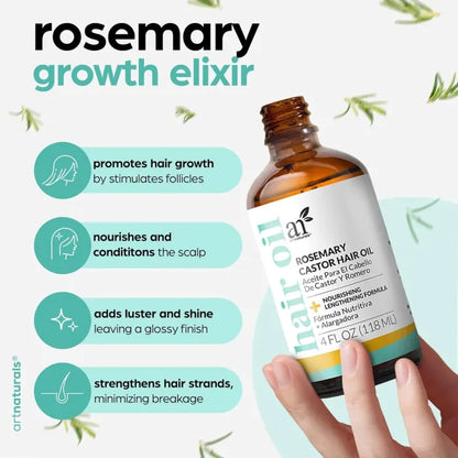 Rosemary Castor Hair Growth Oil Kit